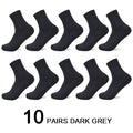 Men's Bamboo Fiber Socks Compression Business Crew Socks