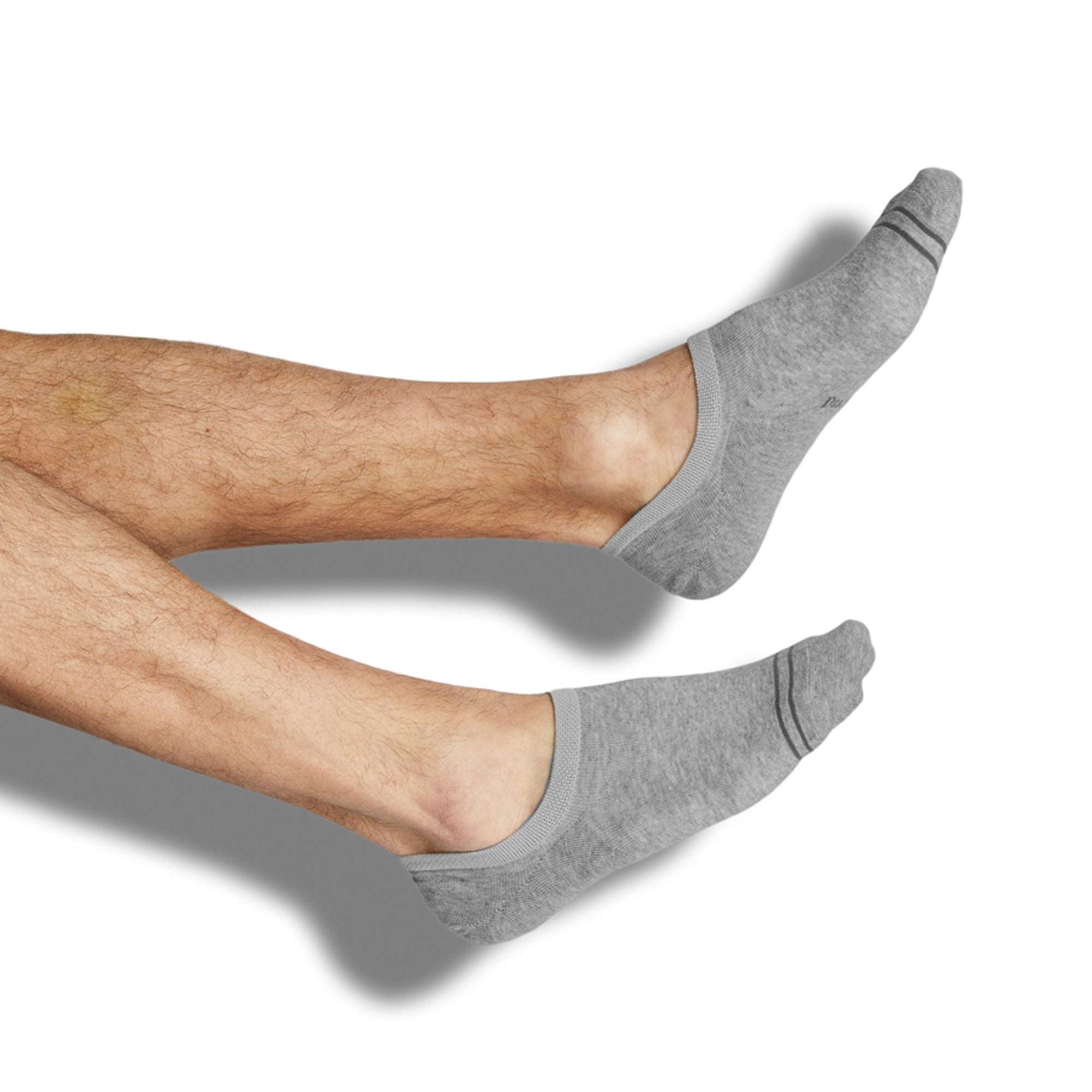 Grey  No Show Socks - 3 Pack