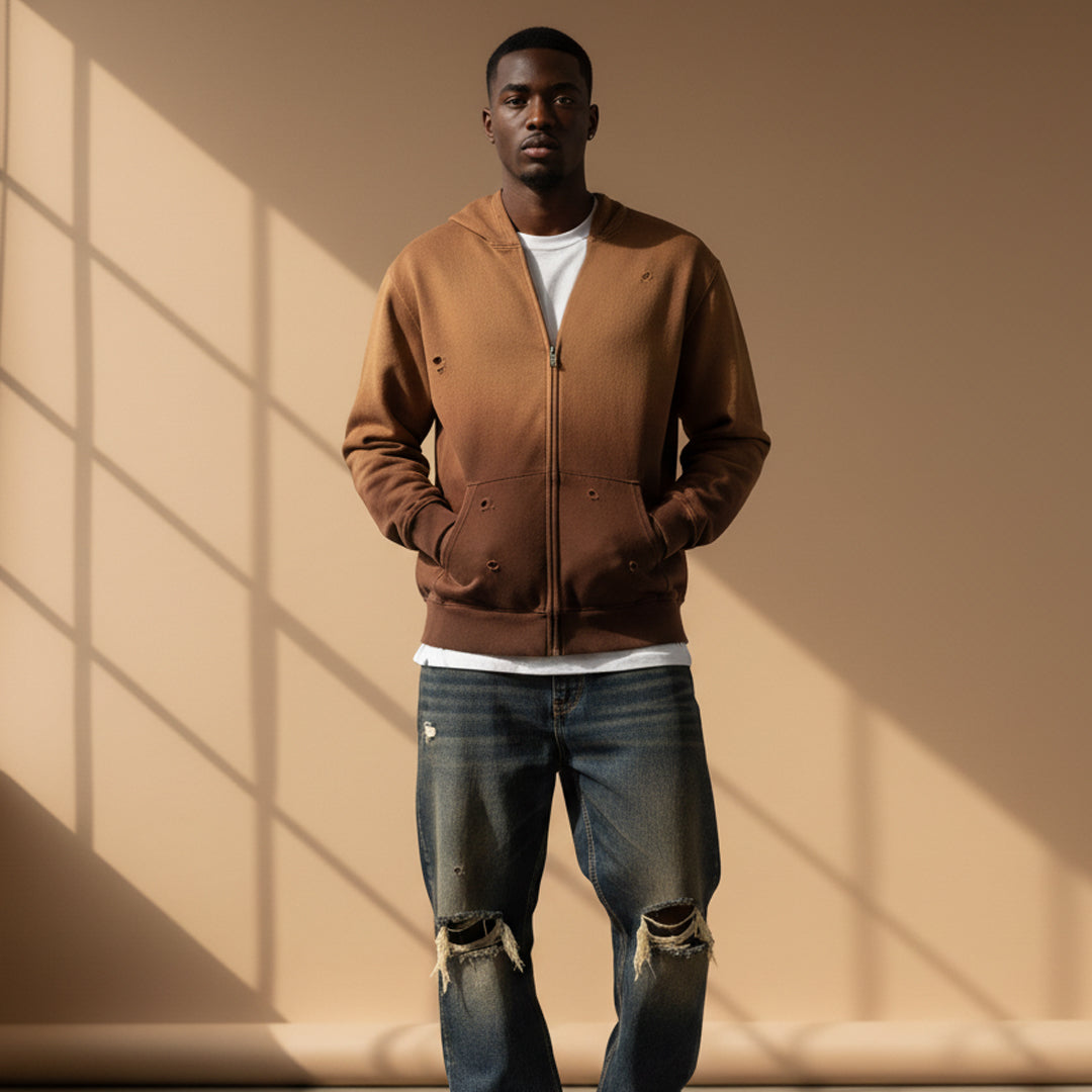 Sun-Faded Oversized Hoodie