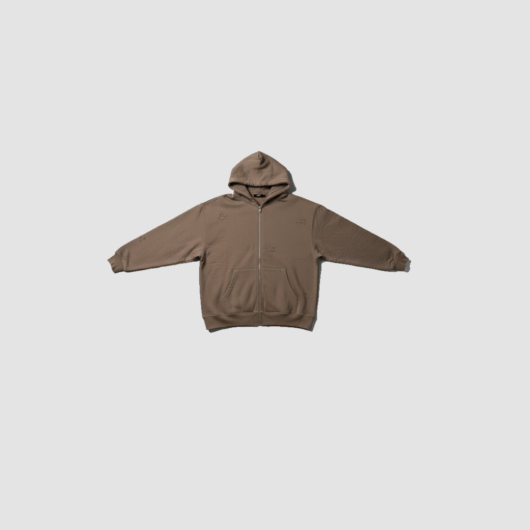 Worn-In Double-Zip